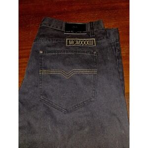 Red Ape MCMXXXIII Black Denim Jeans SIZE 40‎ X 32